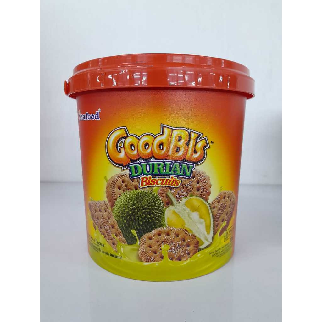 

INAFOOD BISKUIT GOODBIS DURIAN | BERAT KEMASAN 300G | KHUSUS EDISI LEBARAN