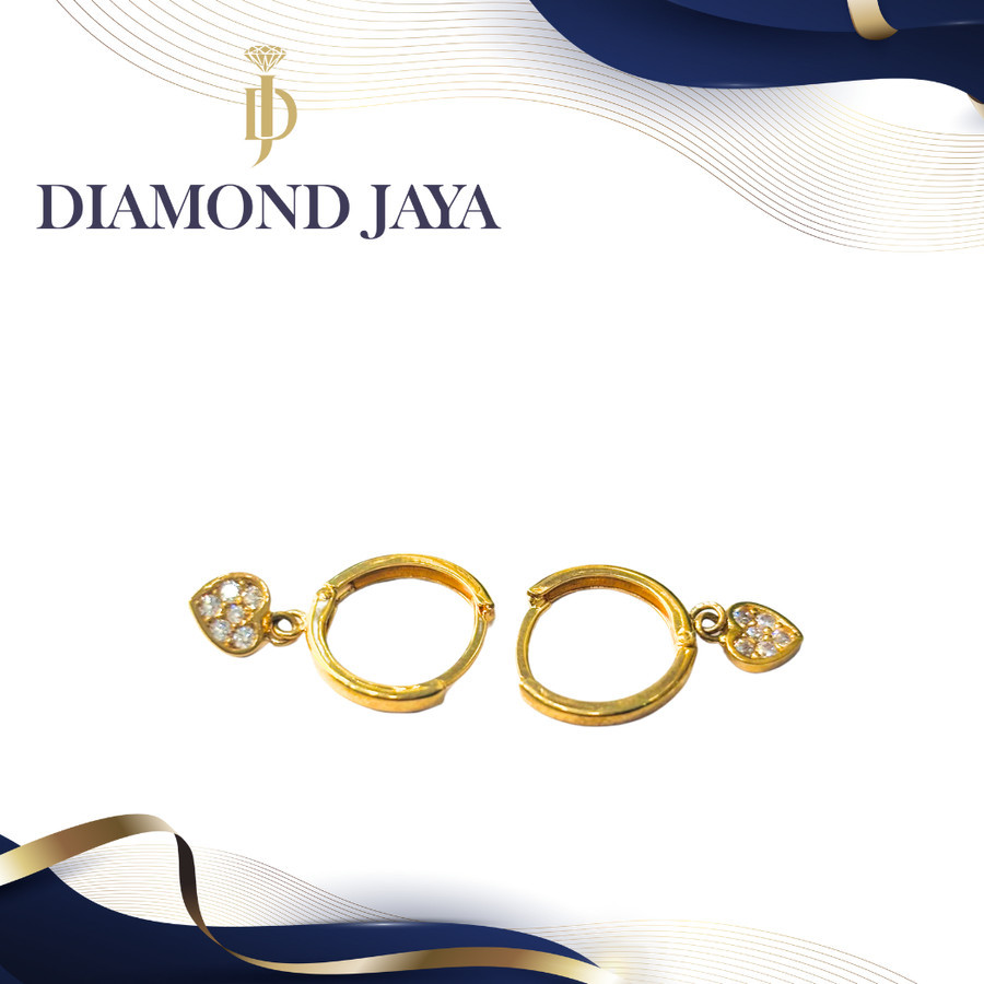 TOKO MAS DIAMOND JAYA - Anting Wanita Emas Asli