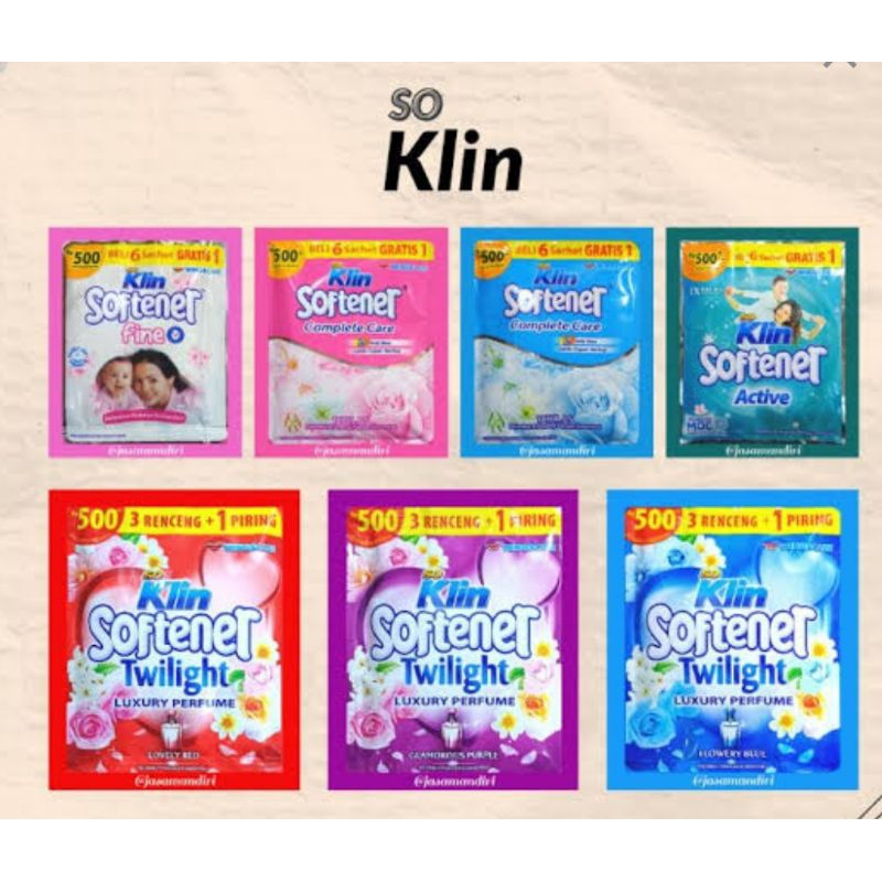 softener soklin pewangi renceng