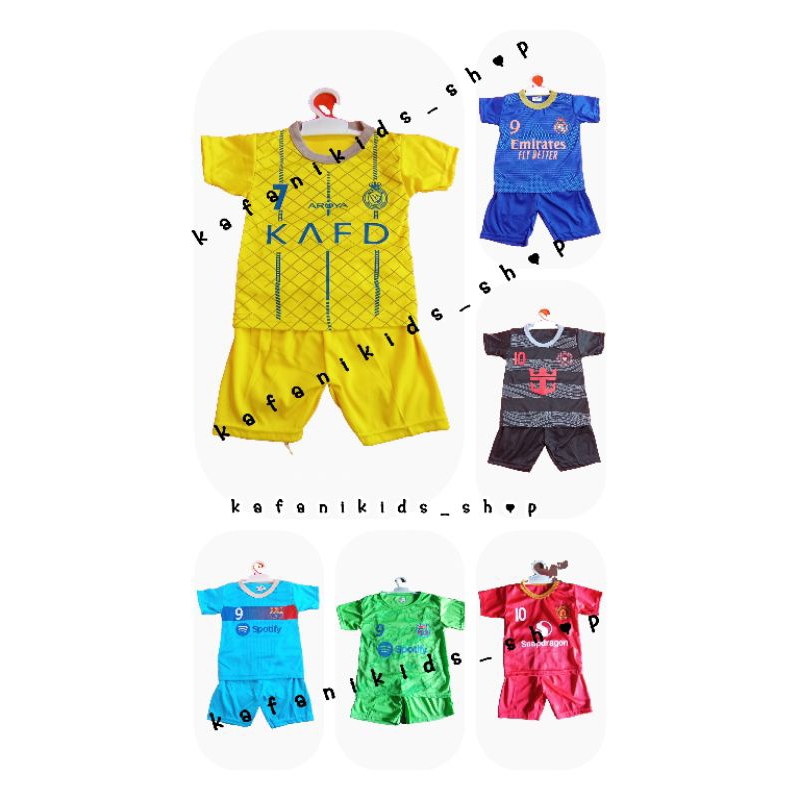 JERSEY ANAK|SETELAN SEPAK BOLA ANAK PIALA DUNIA USIA 1-10TAHUN