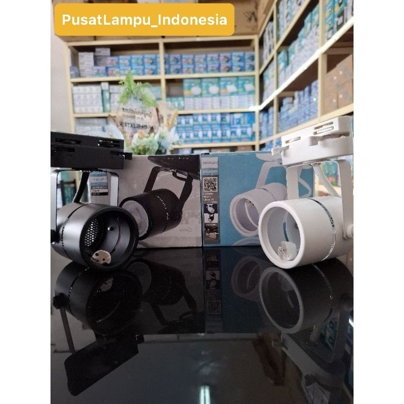 LAMPU SOROT CAFE TRACKLIGHT FIXTURE T4 MORGEN HITAM PUTIH