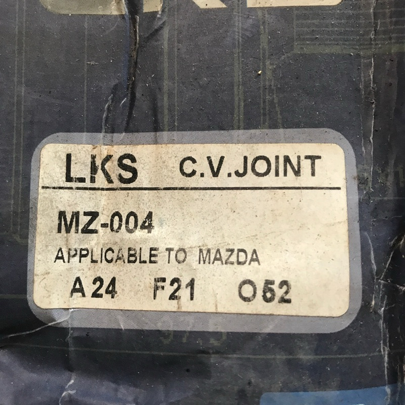 Cv joint outer mazda 323 626 ford laser Capella interplay tahun 1985 on
