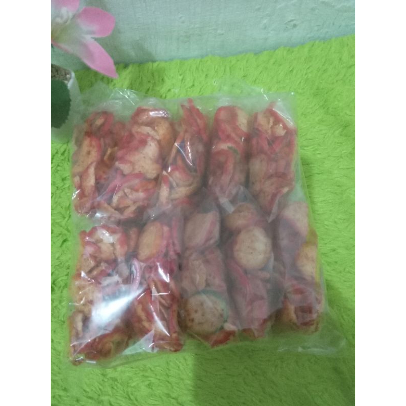 

krupuk seblak kencur isi 10 pc