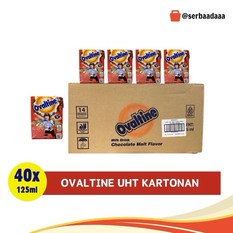 

Ovaltine UHT Choco Malt 125ml 40pc (karton)