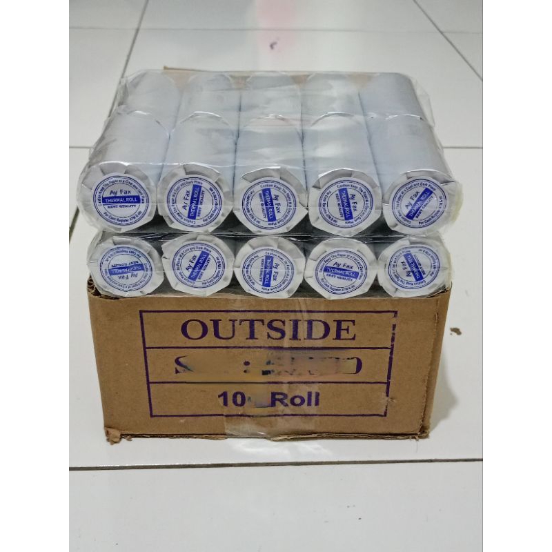 

kertas struk thermal 57/58x30 coreles termurah 10 roll