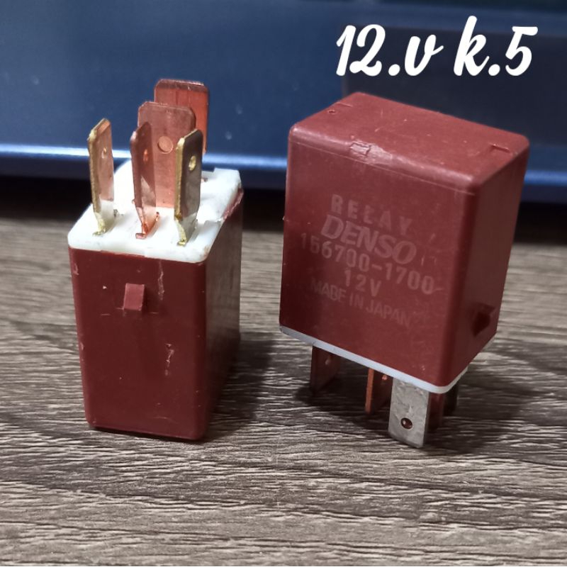 Relay Denso 12v kaki 5