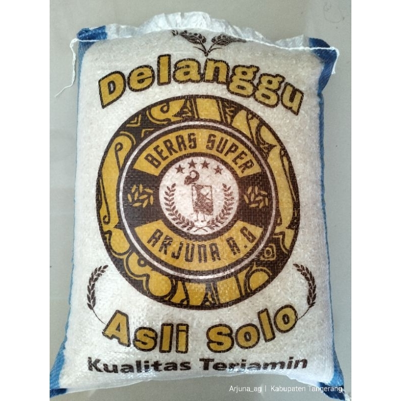 

Beras delenggu arjuna Super Asli Solo Kualitas Teriamin 10 kg