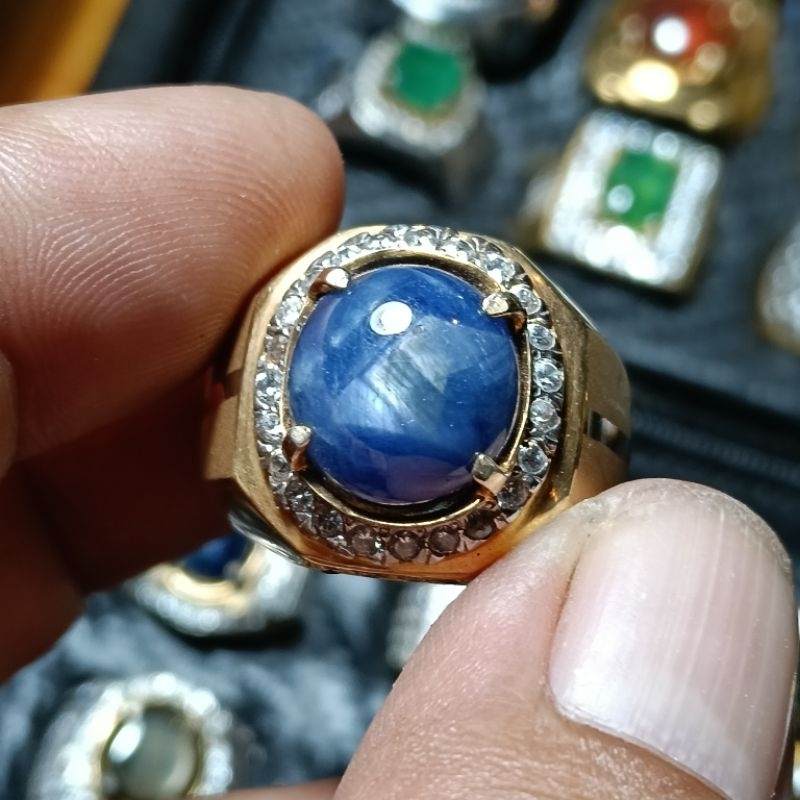 blue sapphire Burma warna royal