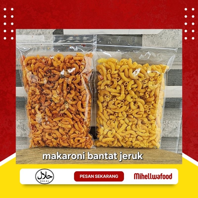 

Makaroni bantat rasa jeruk balado dan asin