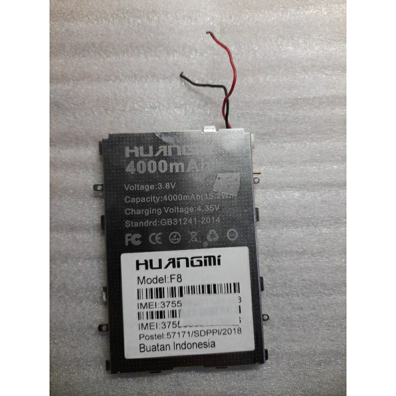 penutup baterai battery huangmi f8 XR