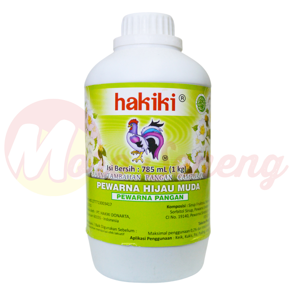 

Pewarna Hakiki 1 kg Hijau Muda 1kg
