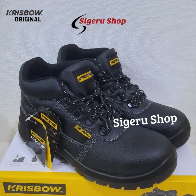 Krisbow Sepatu Safety Argon 6 inci / Safety Shoes Krisbow Argon 6 inci