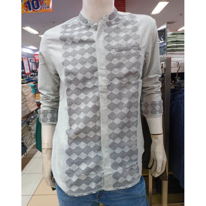 watchout baju koko  pria lengan panjang