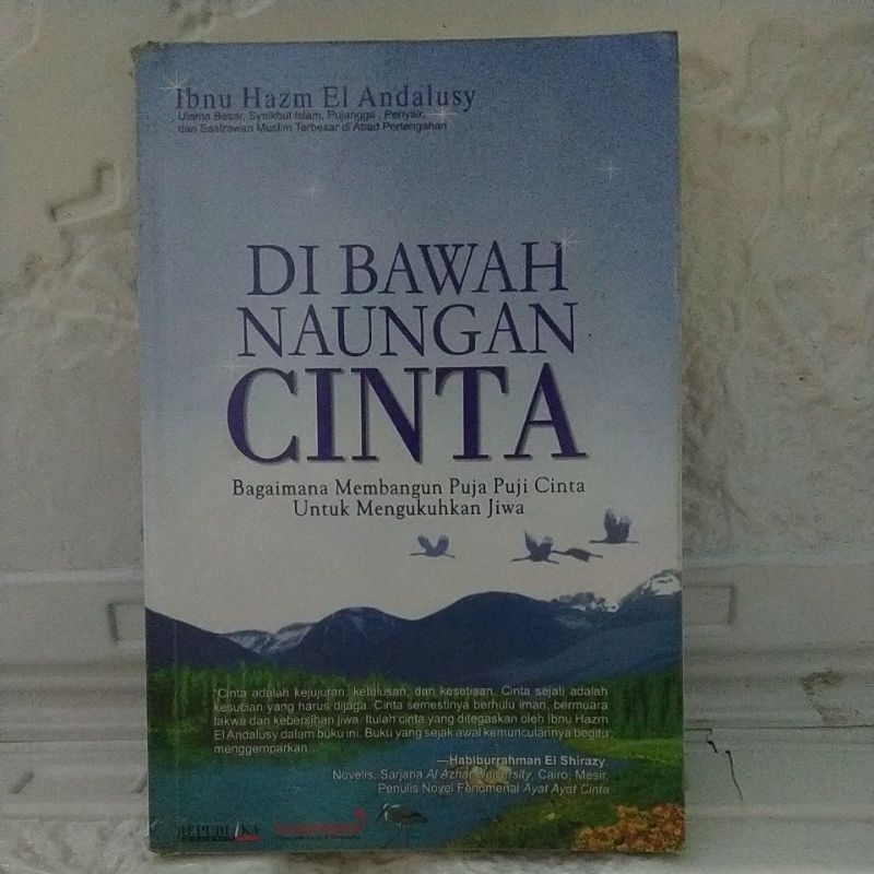 BUKU ORIGINAL DI BAWAH NAUNGAN CINTA By Ibnu Hazm El Andalusy