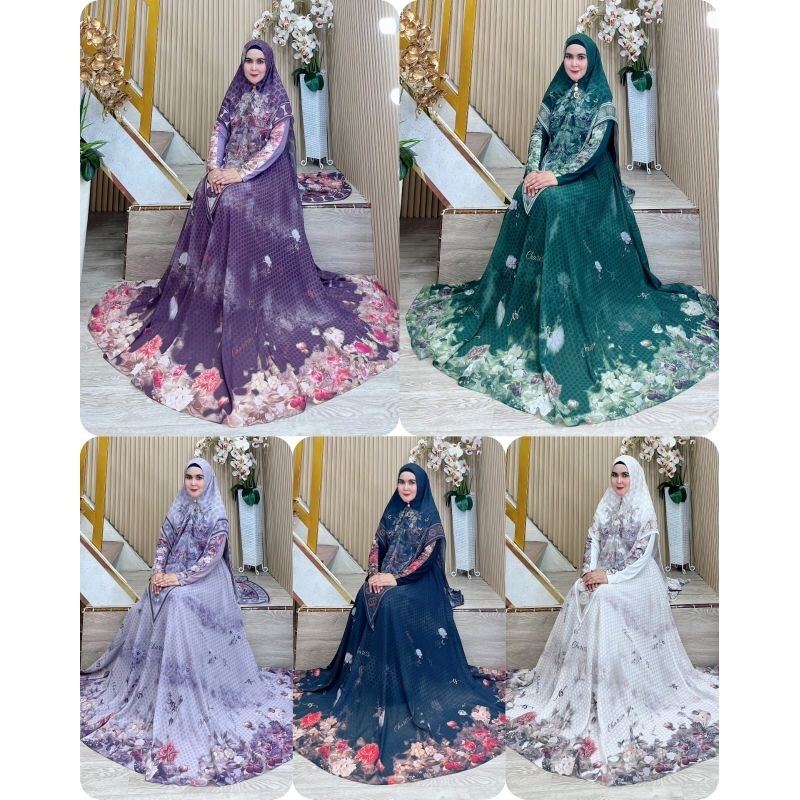 AMEERA SERIES BRAND CHARISSA SYAR'I KEKINIAN BUSUI FRIENDLY GAMIS ORI PREMIUM GAMIS LEBARAN GAMIS PE