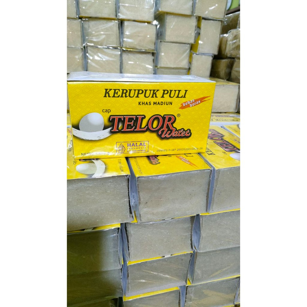 

KERUPUK PULI Cap Telor Walet