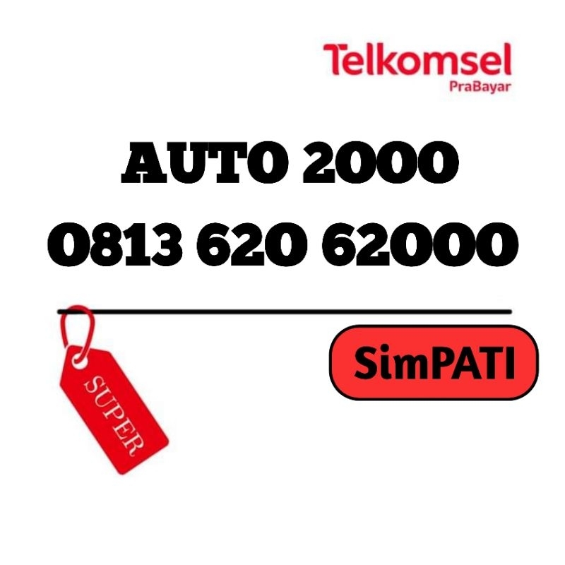 KARTU PERDANA NOMOR CANTIK TELKOMSEL JADUL 4G 5G SIMPATI AS AUTO 2000 2OOO