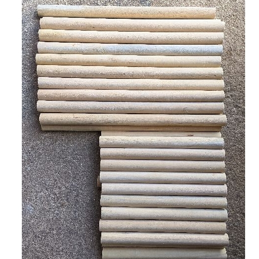 10 cm x 19mm stik dowel | stik kayu bulat