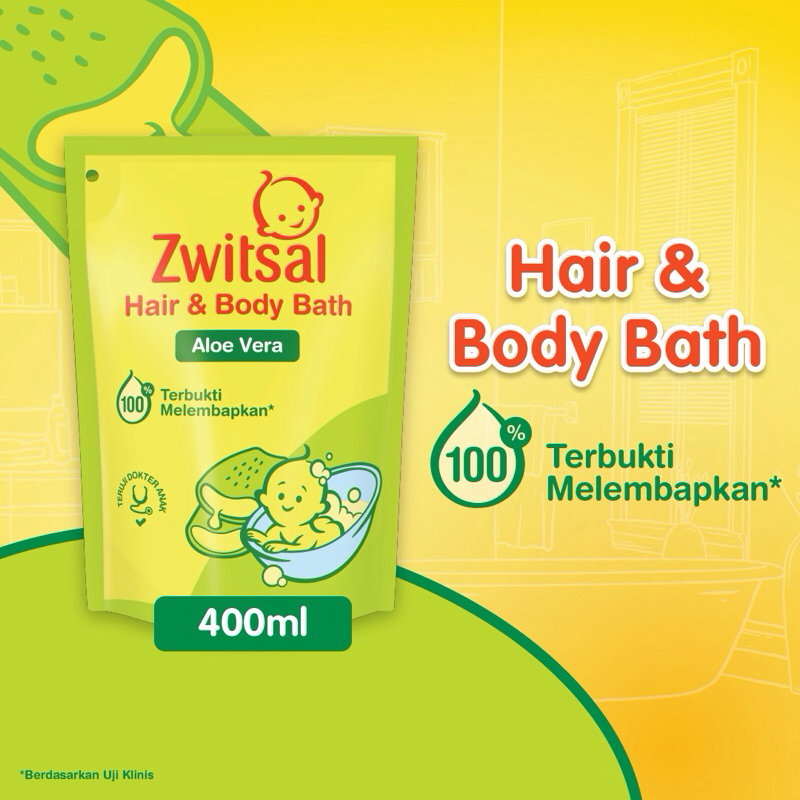 Zwitsal Hair and Body Wash Refill