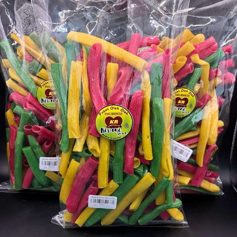 

KERUPUK SEMPRONG MENTAH 500GR KERUPUK USUS WARNA