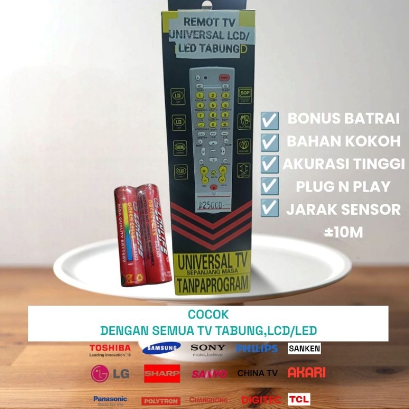 remot universal remote tv multifungsi lcd/led/tabung