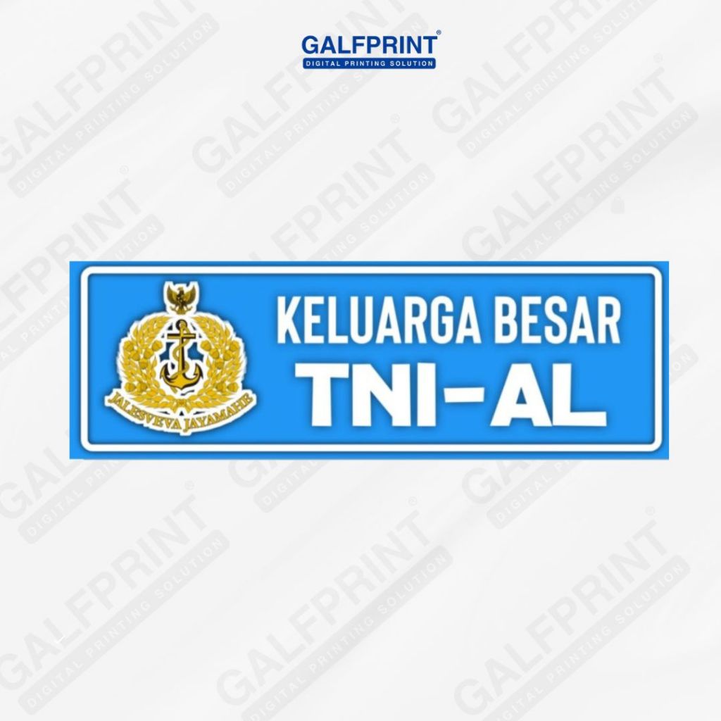 

STICKER KELUARGA BESAR TNI AL 10X15