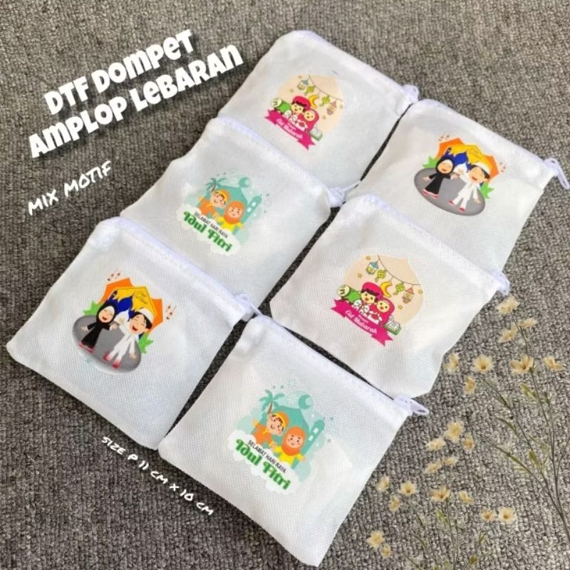 

(12 PCS) DTF PUTIH DOMPET AMPLOP LEBARAN / DTF AMPLOP ISI 12 PCS DOMPET