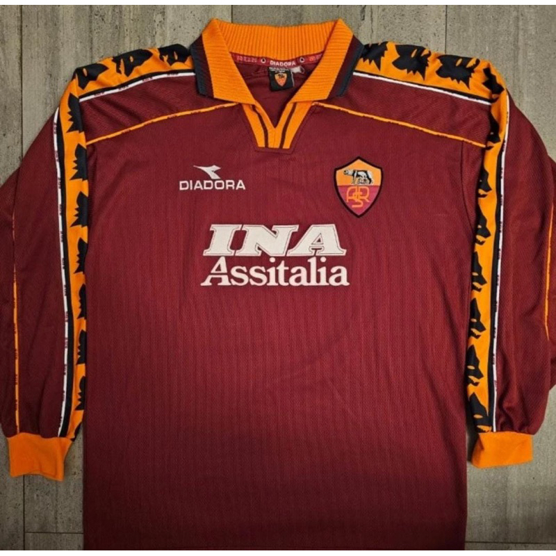 jersey as roma longsleeve vintage second original