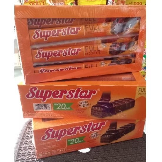 

Superstar wafer 1 box isi 20 Pcs