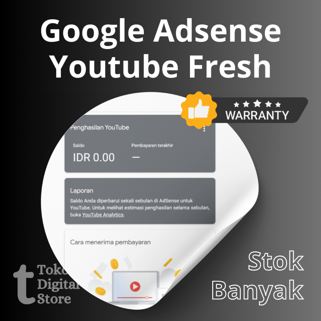 AdSense YouTube Fresh Baru