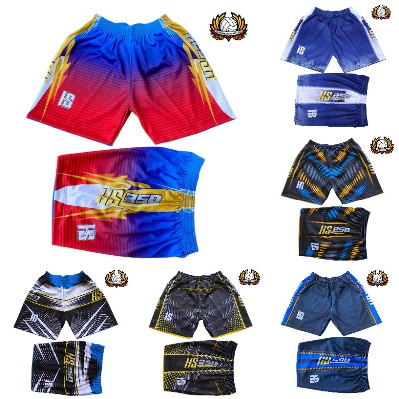 Celana Voli Full Printing HS/Celana Volly Volleyball Asics/Kolor Voli Pria/Celana Pendek Olahraga HS