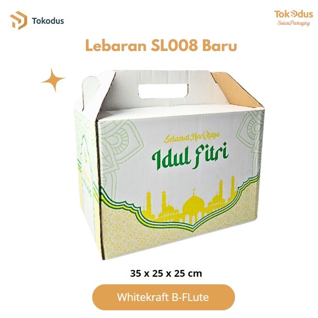 

Box Parcel (35x25x25 cm) (MODEL BARU) (Jinjing) Kardus/Parcell/Lebaran/idul Fitri/Paket/sembako/hampers/eid mubarak