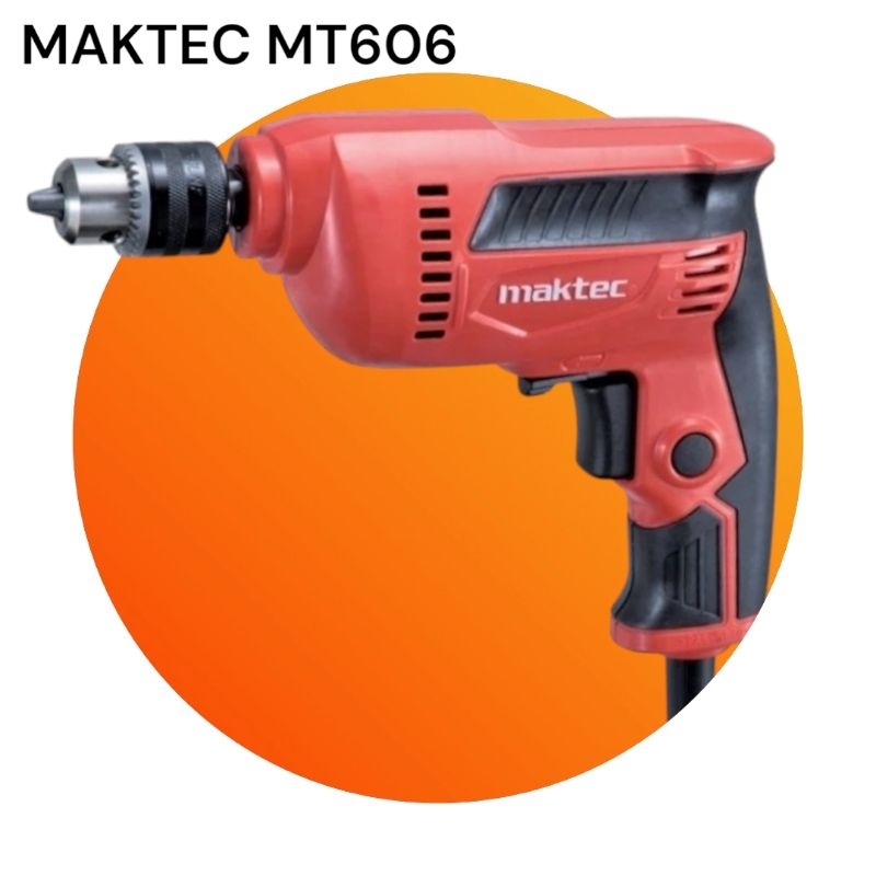 MESIN BOR BESI 10 MM MAKTEC MT606 / Maktec MT606 2 ARAH Mesin Bor MT606 Drill 10 mm 2 Bolak Balik MT