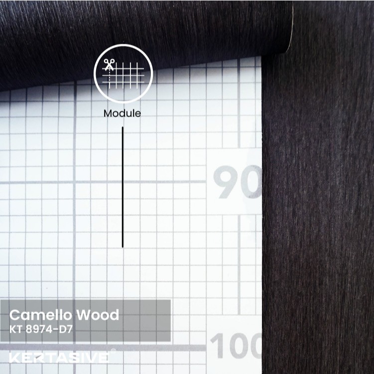 CAMELLO WOOD - PVC INTERIOR FILM KERTASIVE L.122cm