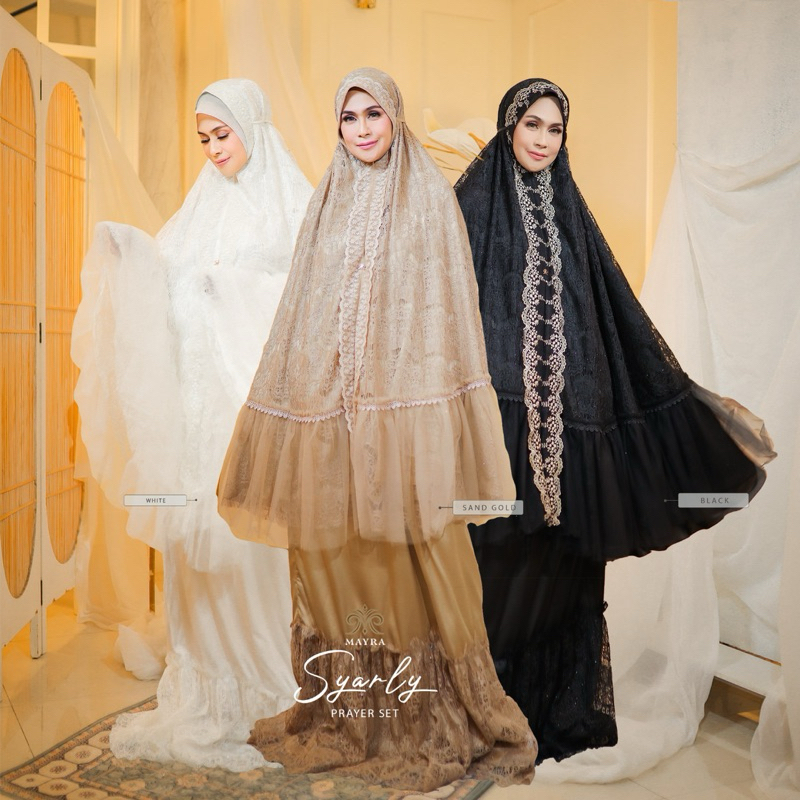 Mukena Syarly Prayer Set Series Raya Premium Original By Mayra