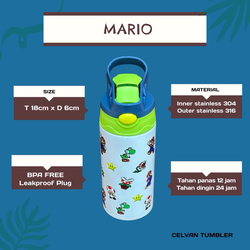 CELVAN Tumbler - Tumbler Mini Botol Air Minum Stainles Mug Mini Mug Portable Tahan Panas Dingin Boto