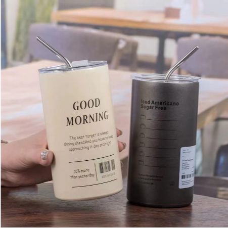 TUMBLER AMERICANO 600ML TAHAN PANAS DAN DINGIN GELAS TUMBLR GELAS KOPI TUMBLR ES