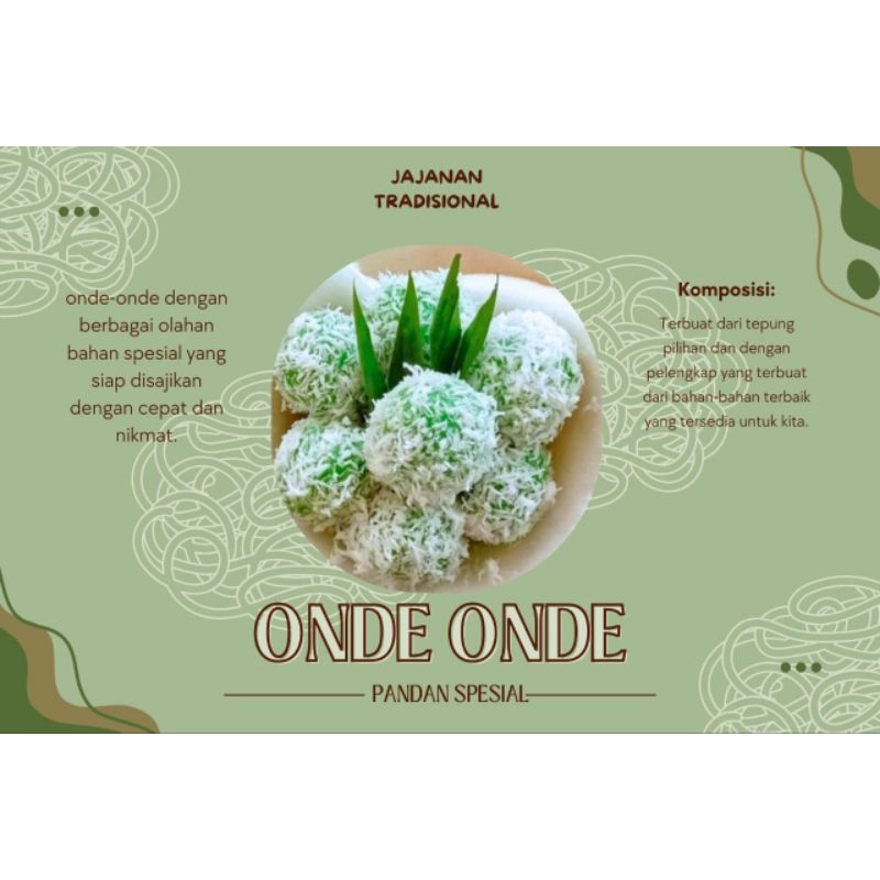 

kue, onde-onde