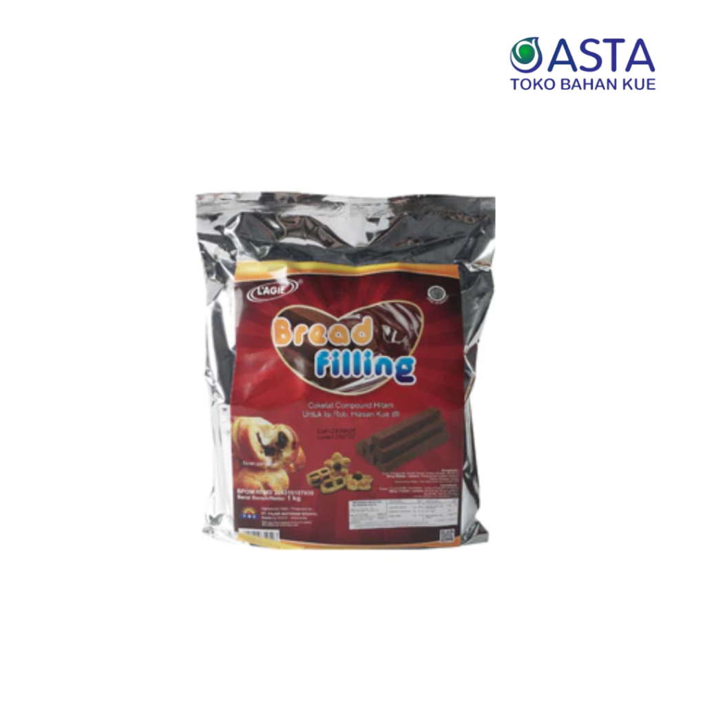 

Lagie Bread Filling Chocolate Compound Hitam Stick 1kg
