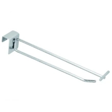 Gantungan Rak Supermarket/Double Hook 25CM/Cantolan Pipa Kotak Double Hook 25CM