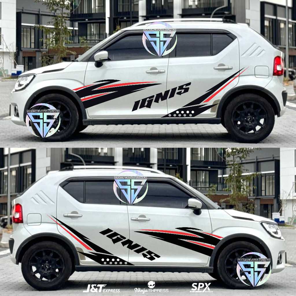 stiker mobil suzuki ignis cutting stiker mobil suzuki ignis stiker mobil suzuki