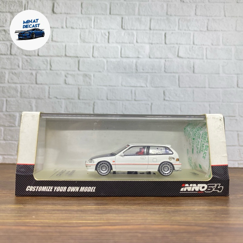 Inno64 honda civic ef white edition