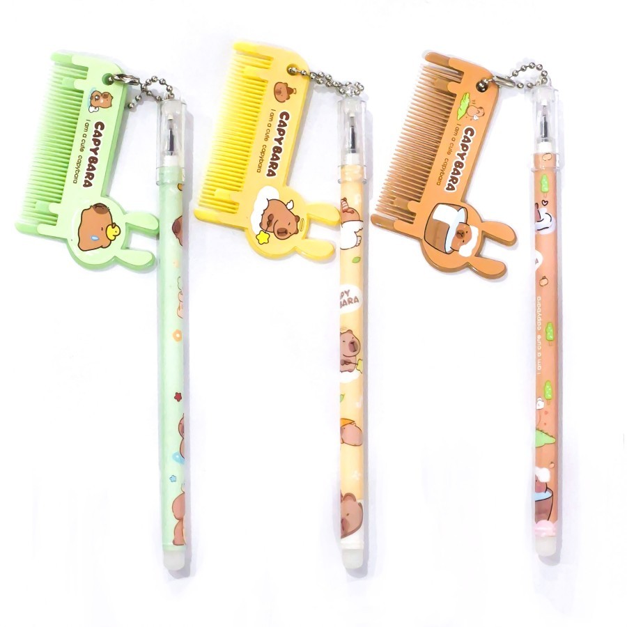 

Gel Pen Fancy 9195 Capybara Gantungan Sisir