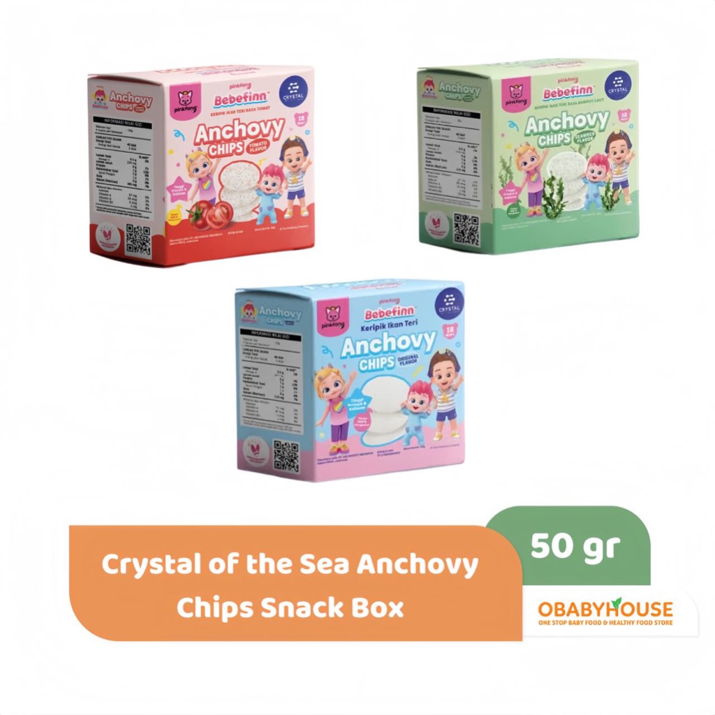 

Crystal of the Sea Anchovy Chips Snack Box 50 gr