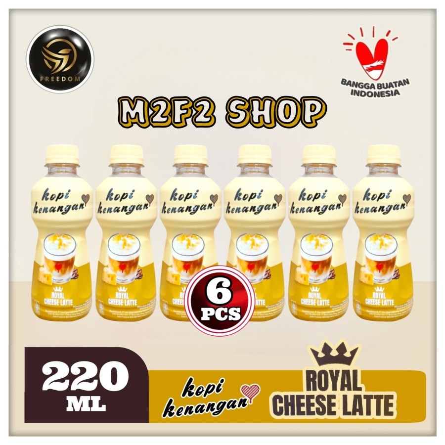

Kopi Kenangan Royal Cheese Latte Milk | Kopi Susu Keju Pet - 220 ml (Kemasan 6 Pcs)