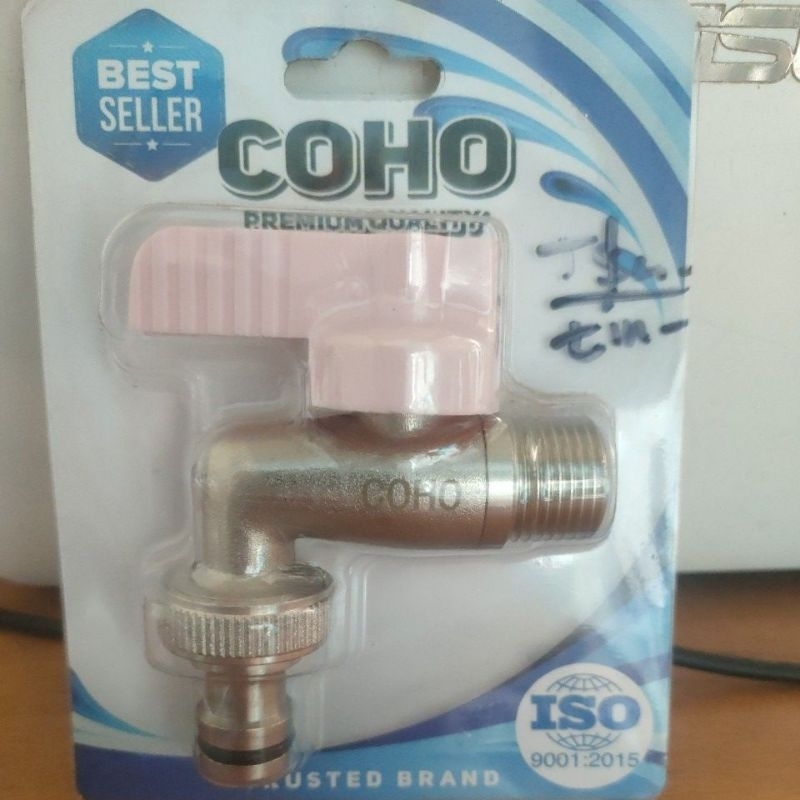 kran mesin cuci coho cb hose model showy / keran taman stainless steel premium onda