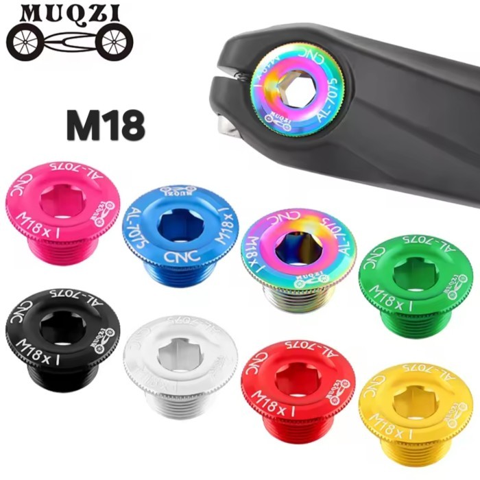 Baut Crank M18 Baut Arm Crank Sepeda HT2 M18 Bolt Crank Sebelah Kiri