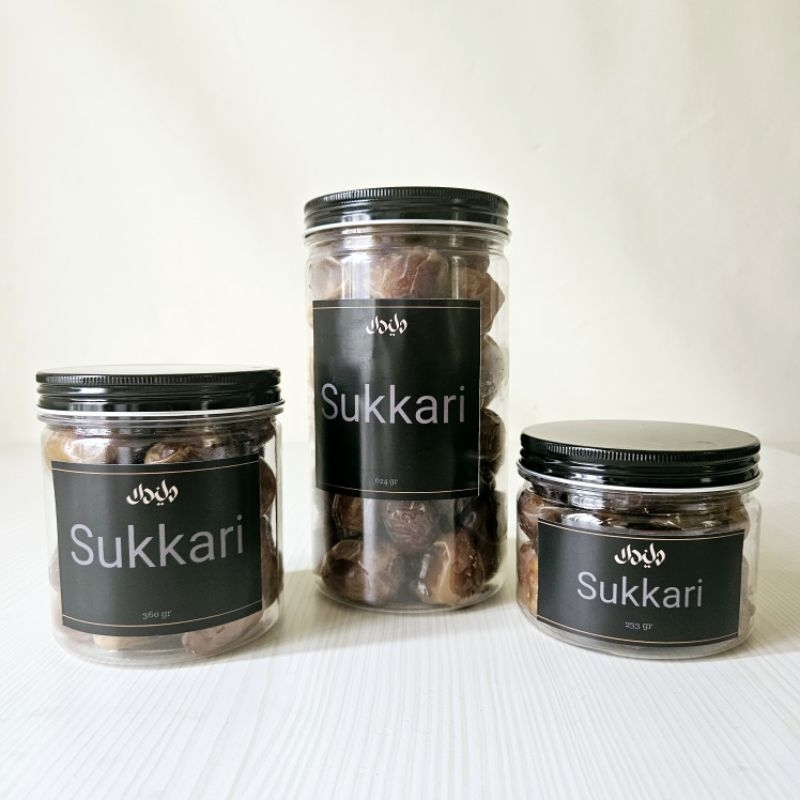 

Kurma Sukari Raja premium grade A super kemasan toples tutup aluminium