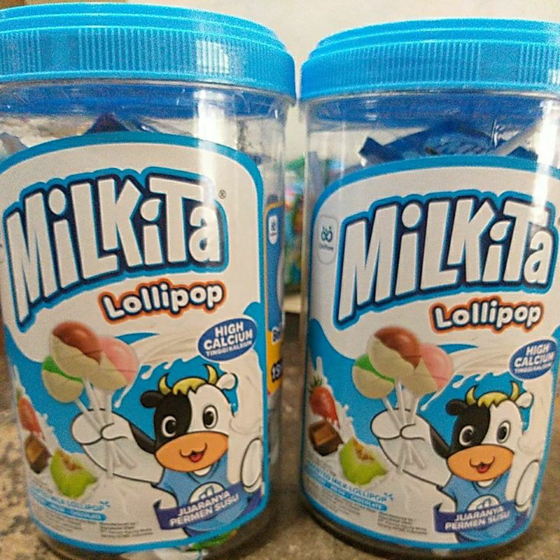 

Permen Milkita toples lollipop assorted isi 30pcs ( exp 2026 )