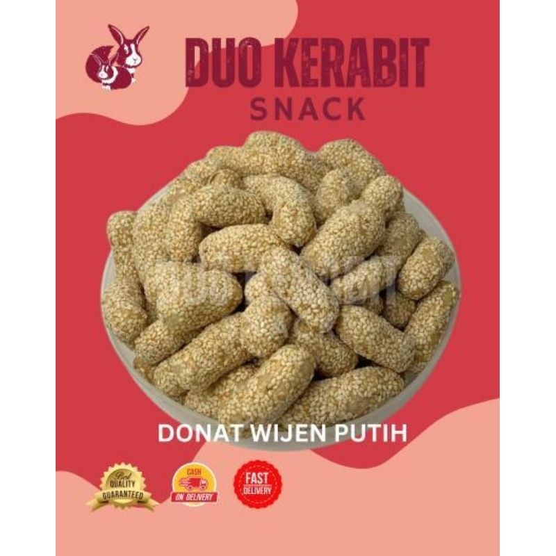 

Donat Wijen Putih Duo Kerabit Snack 250gram,500gram